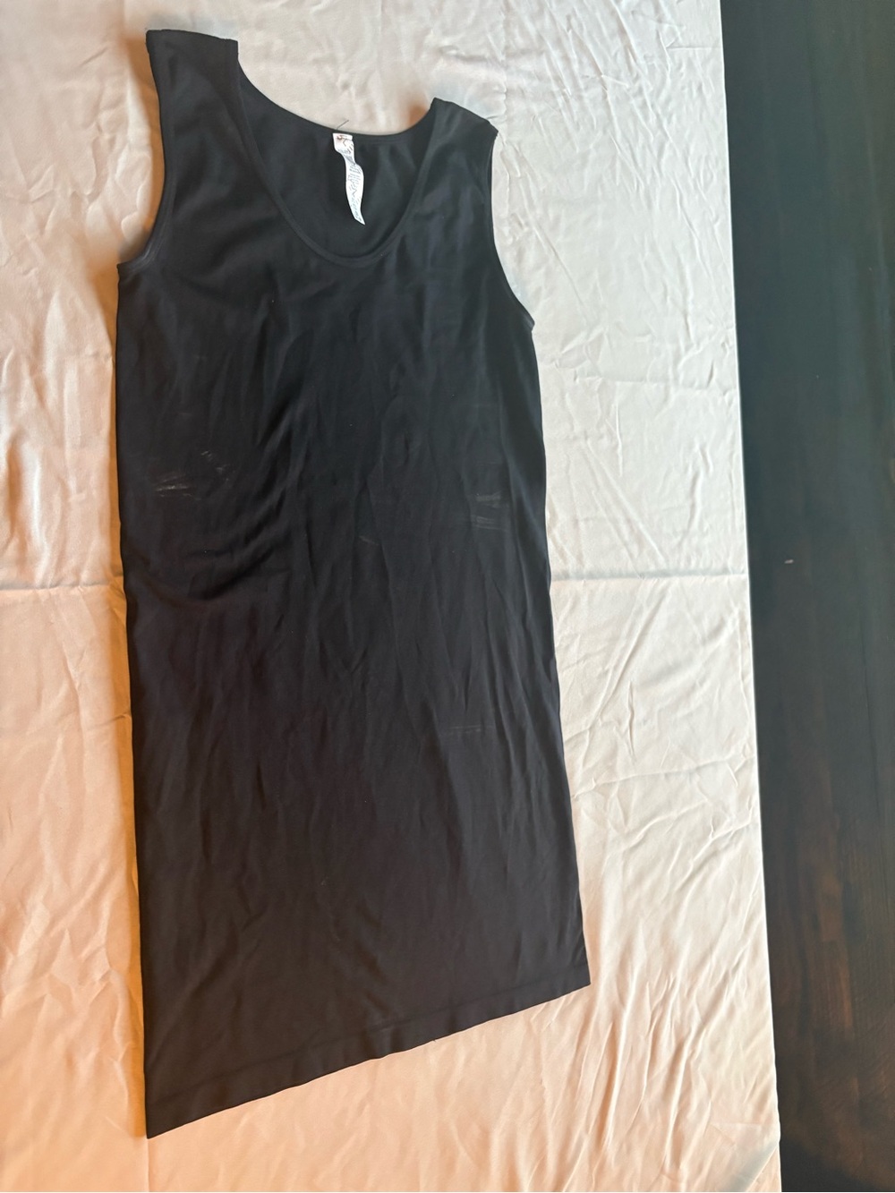 Women’s Black Sleeveless Stretchy Tank